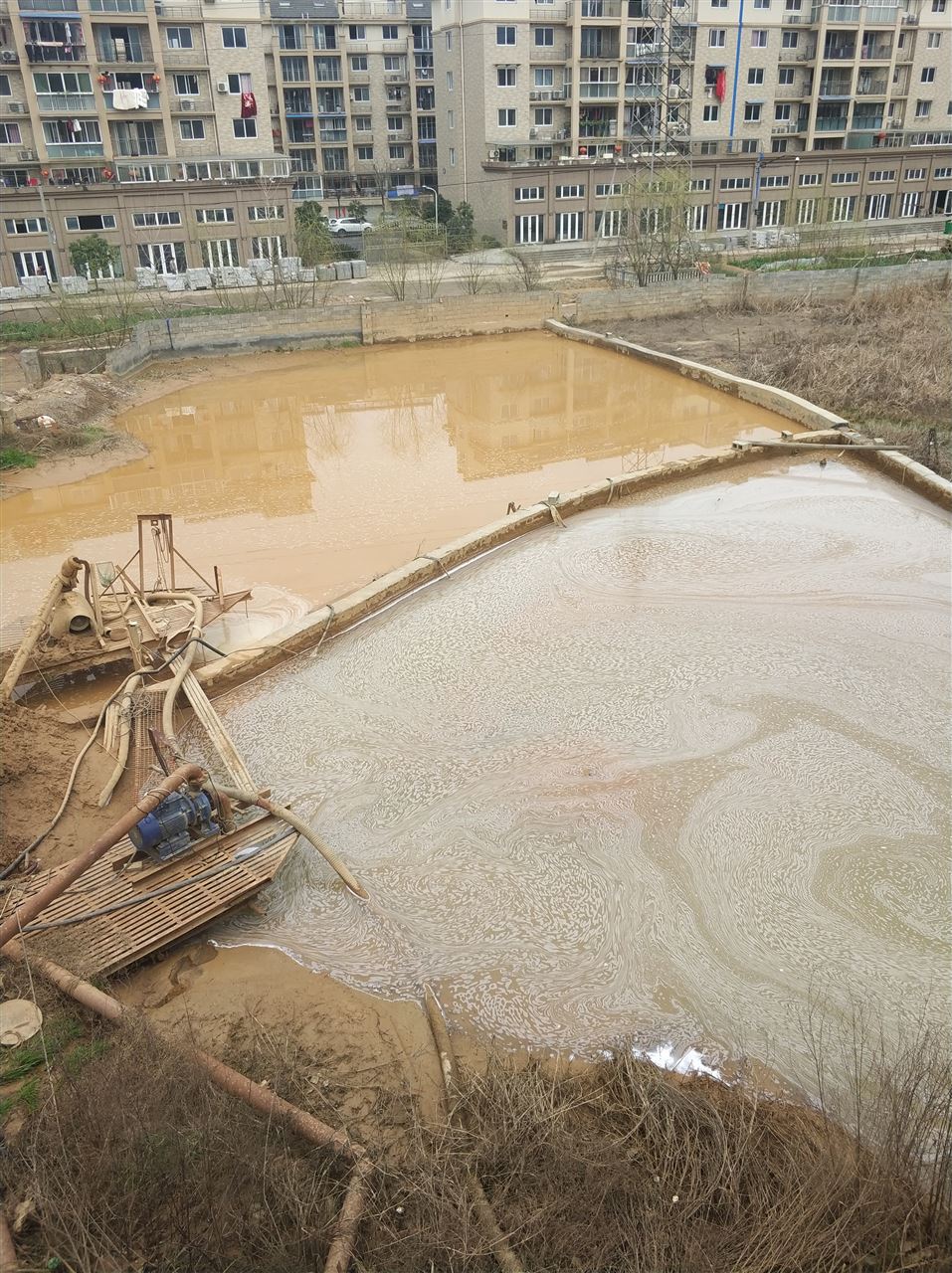北林沉淀池淤泥清理-厂区废水池淤泥清淤